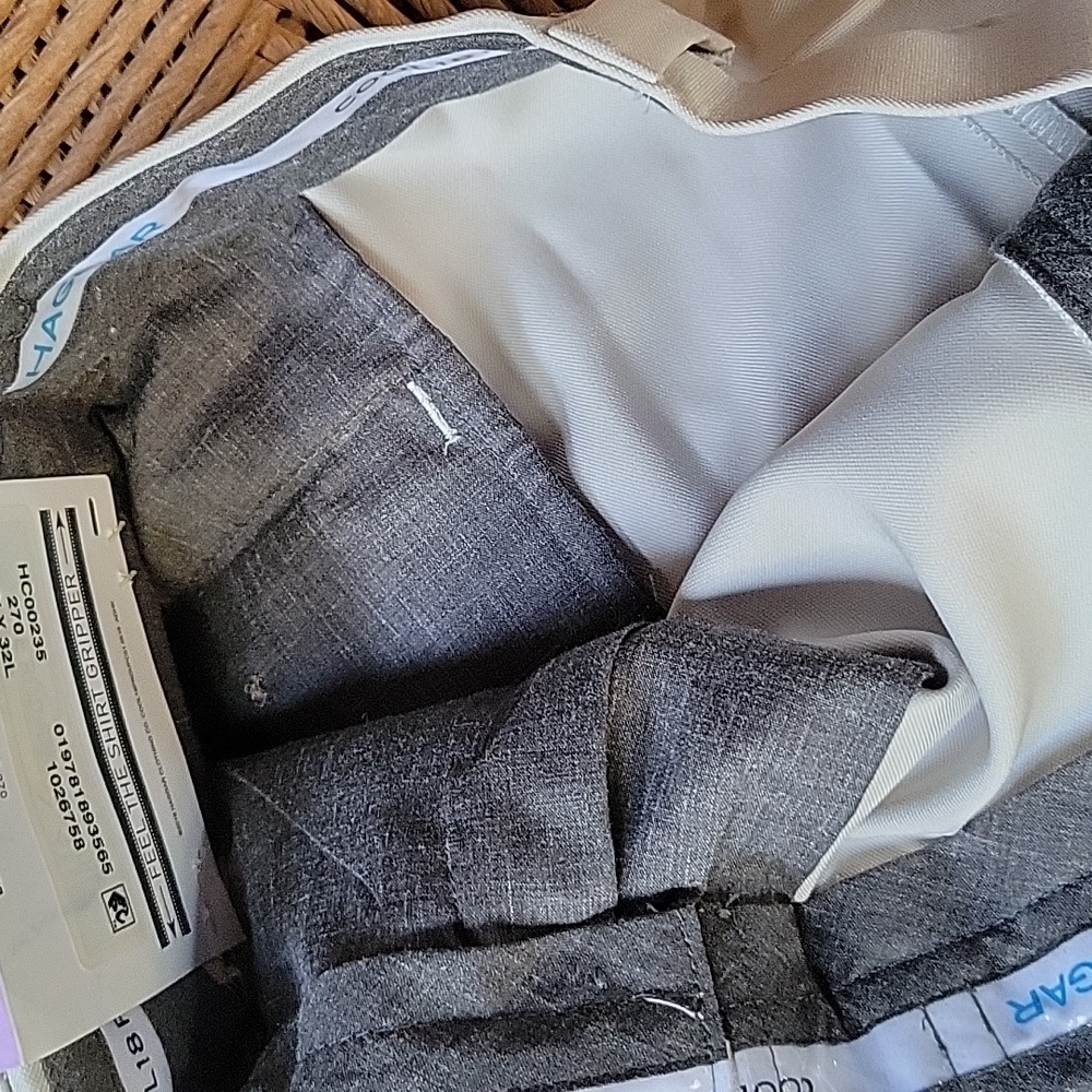 Haggar, shirt gripper, classic fit, cool 18 Pro slacks, 38x32 - Picture 6 of 14